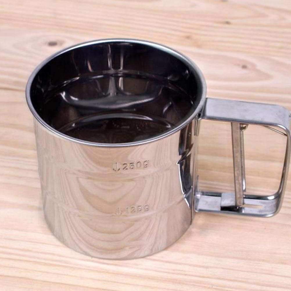 Baking Powder Kitchen - 1Pcs Stainless Steel Flour Sifter Handheld