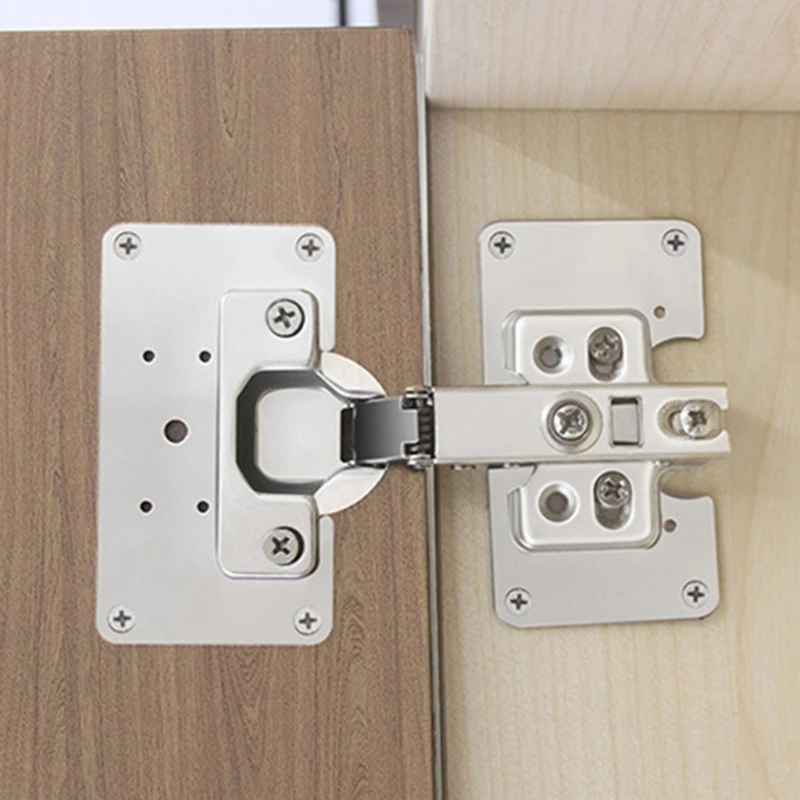 Kitchen Baking Cabinet - 4 Pcs Cabinet Hinge Repair Plate