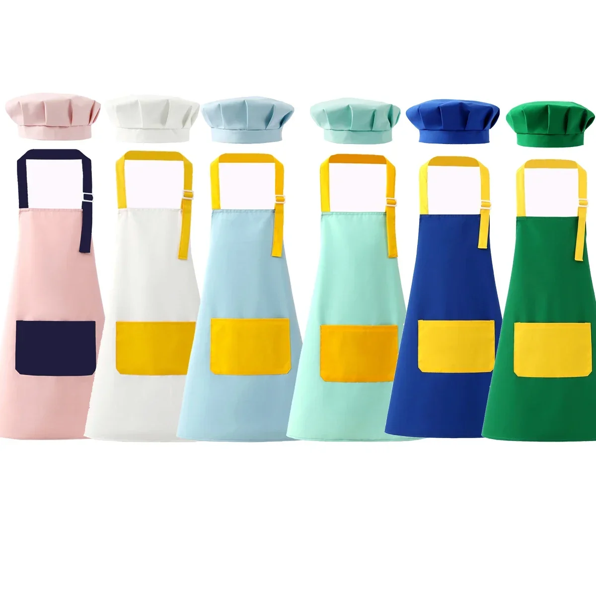 Kitchen Kids Baking Set - Kids Apron and Chef Hat Set