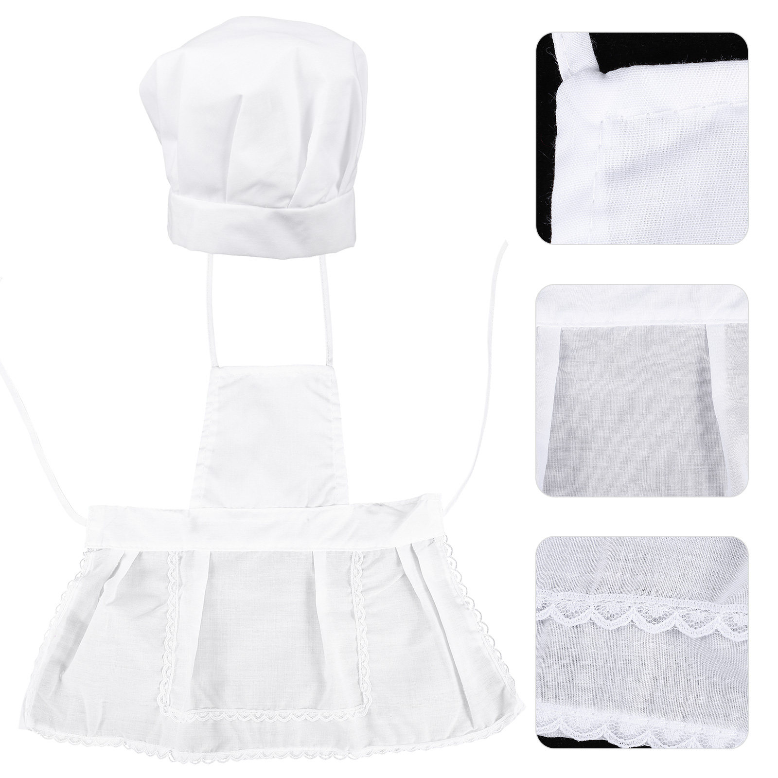 Kitchen Kids Baking Set - 1Set Kids Chef Hat Apron Set