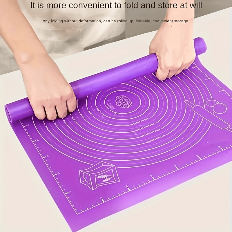 2Pcs Silicone Dough Mat & Roll - Kitchen Roll Baking 评论和价格
