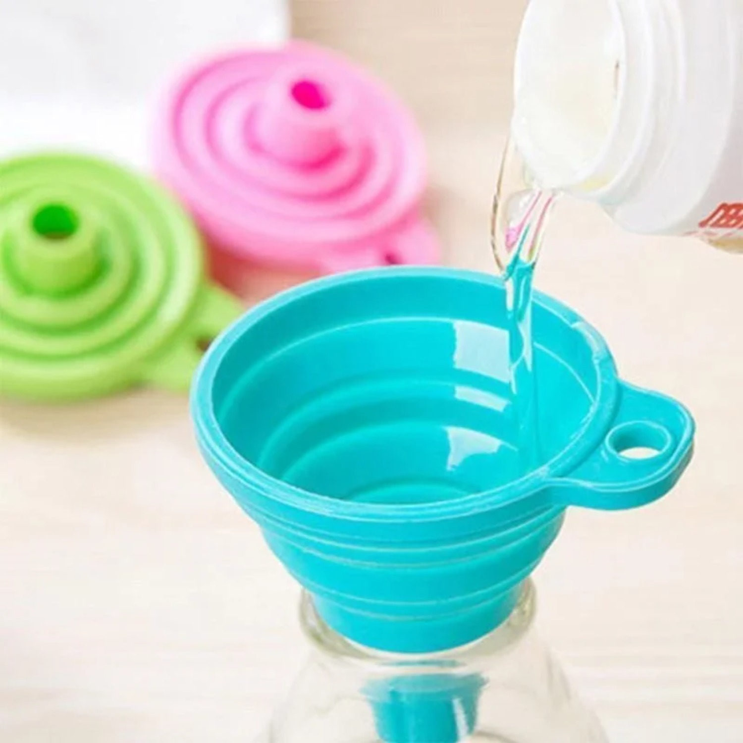 1Pc Food Grade Silicone Foldab - Baking Powder Kitchen 评论和价格