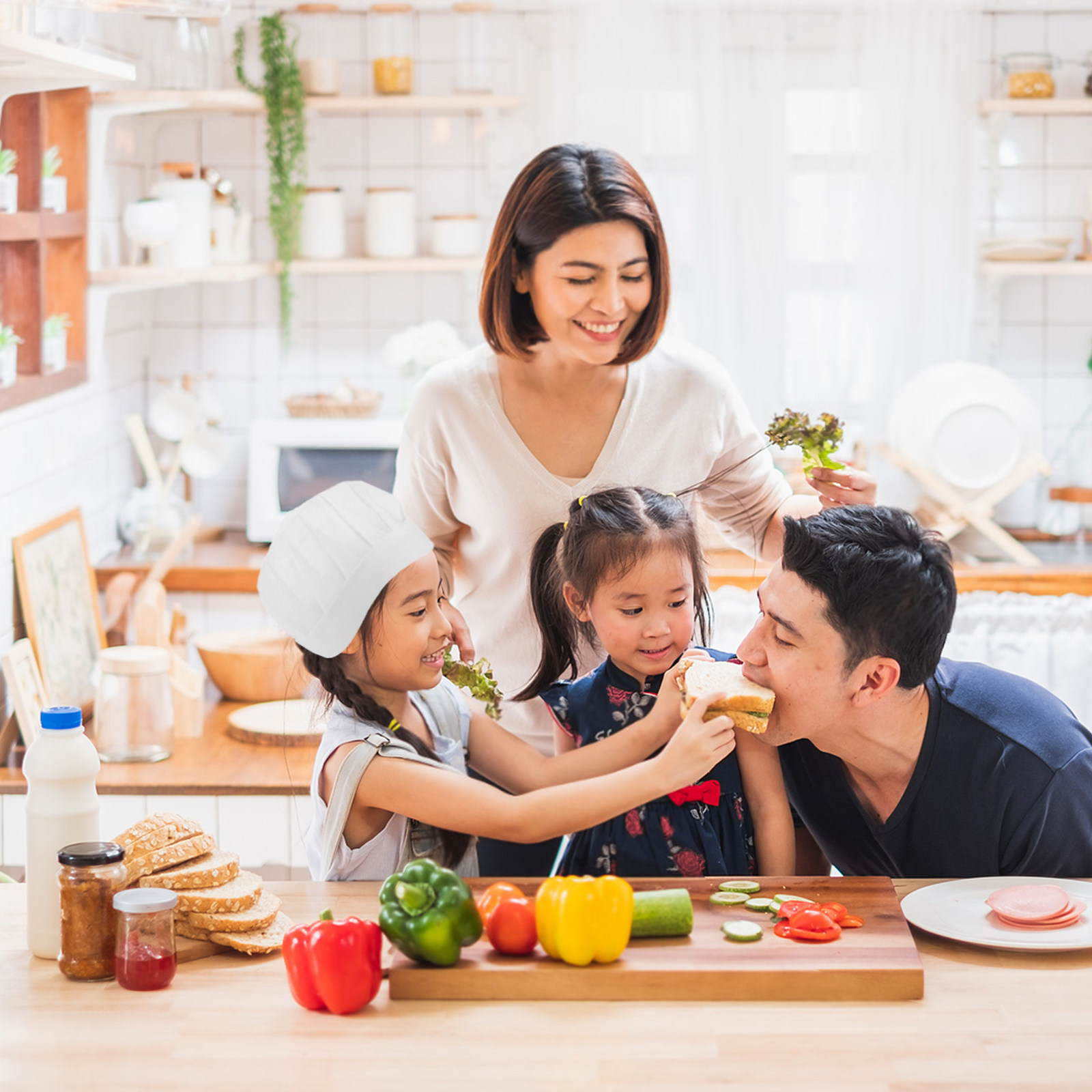 15Pcs Disposable Kids Chef Hat - Kitchen For Baking 评论和价格