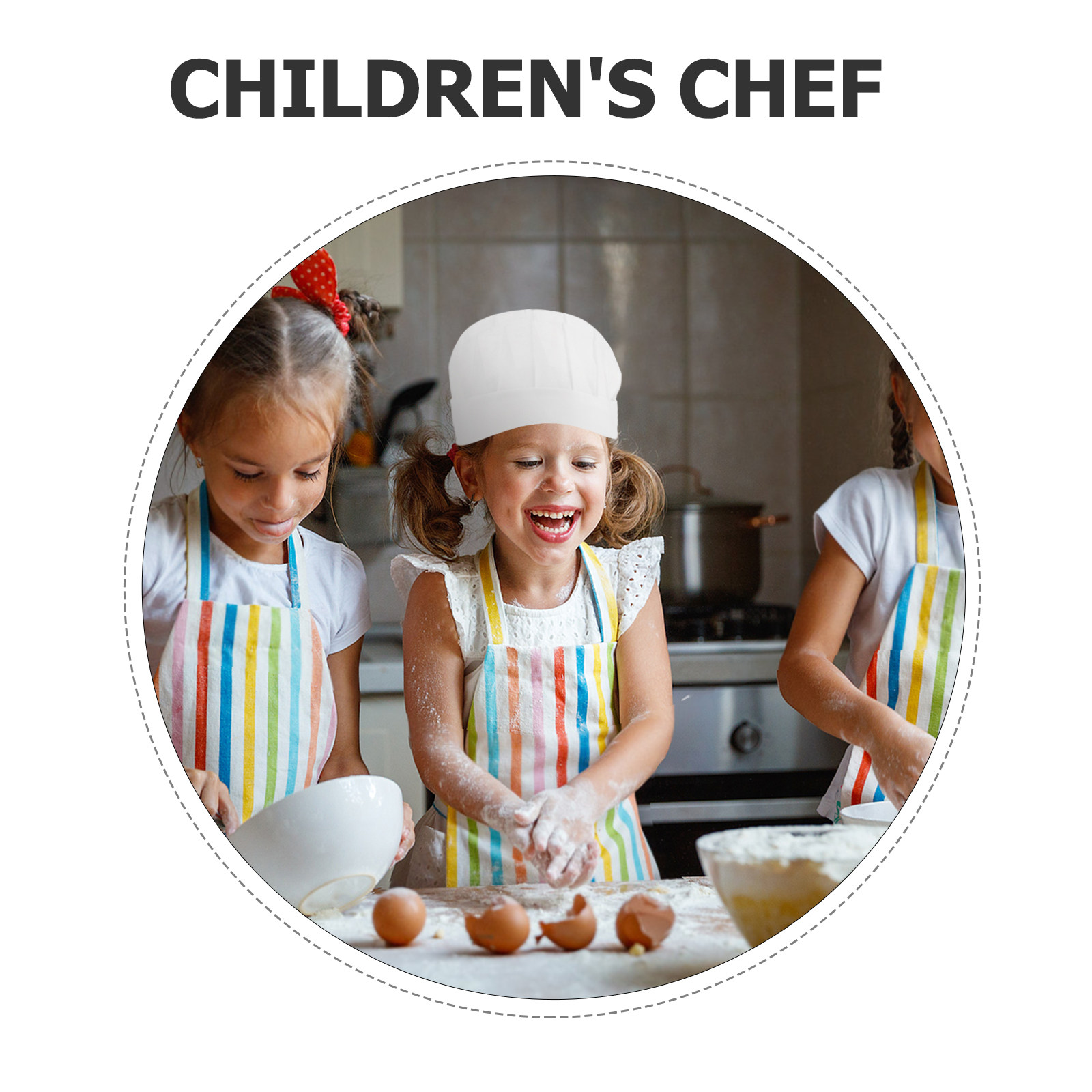 15Pcs Disposable Kids Chef Hat - Kitchen For Baking 评论和价格