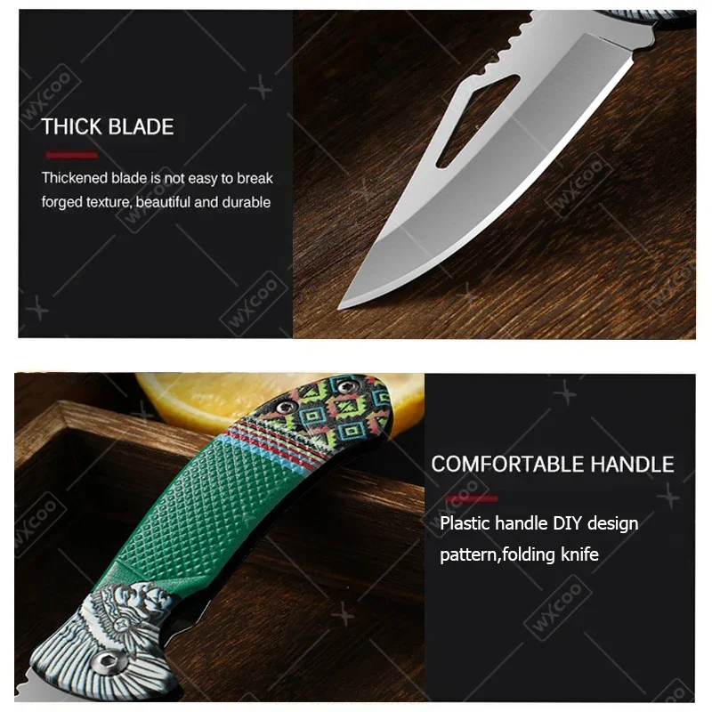 WXCOO Folding Knife Stainless  - Kitchen Baking Store 评论和价格