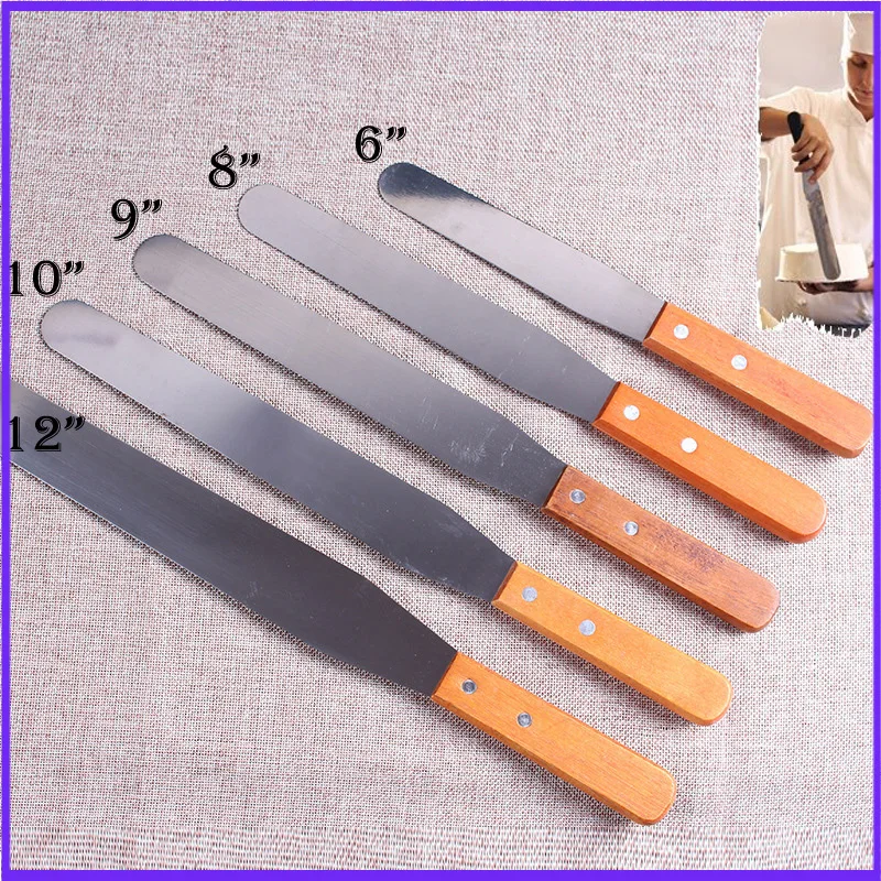 6/8/10/12 Inch Cake Spatula Hi - Offset Spatula Set 评论和价格