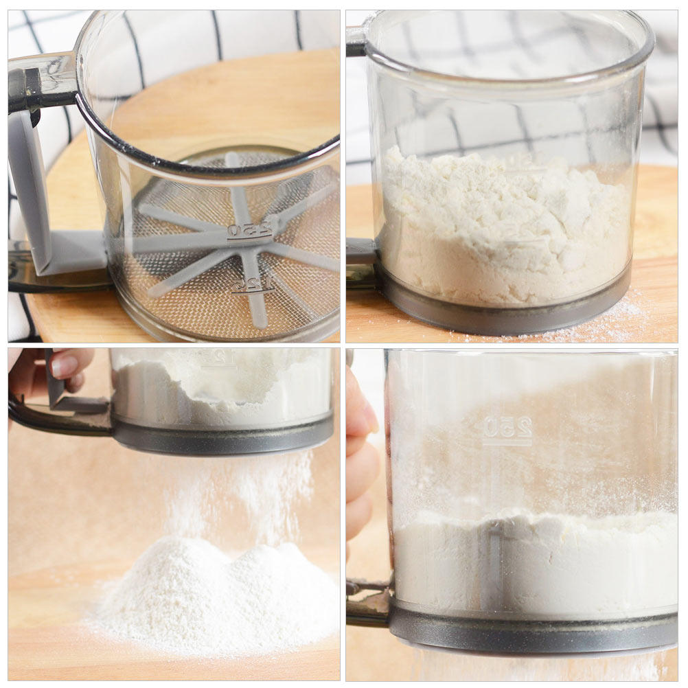 Handheld Flour Sifter Mesh Sie - Baking Powder Kitchen 评论和价格
