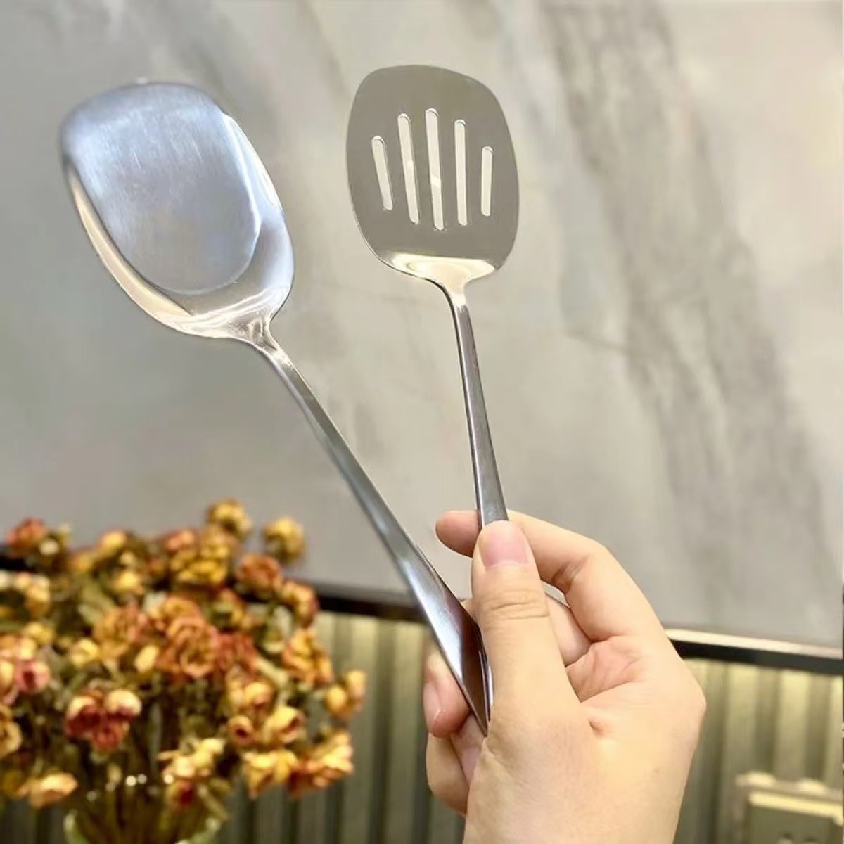 1/2 Pcs Stainless Steel Spatul - Offset Spatula Set 评论和价格