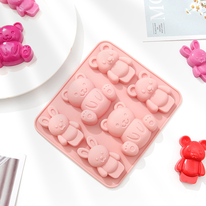 Silicone Mold Cute Cartoon Ani - Baking Kitchen For Kids 评论和价格