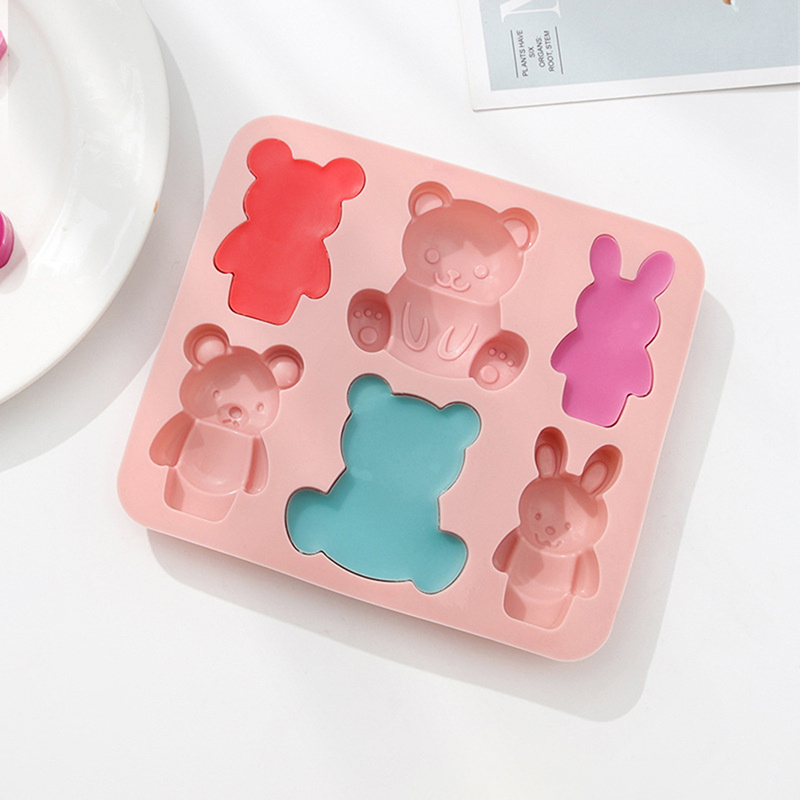 Silicone Mold Cute Cartoon Ani - Baking Kitchen For Kids 评论和价格