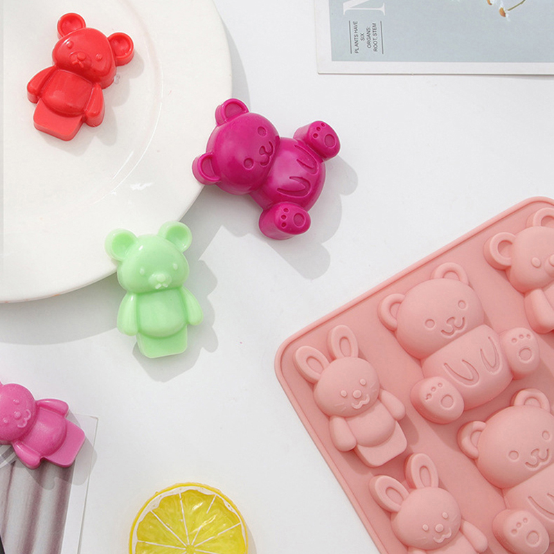 Silicone Mold Cute Cartoon Ani - Baking Kitchen For Kids 评论和价格