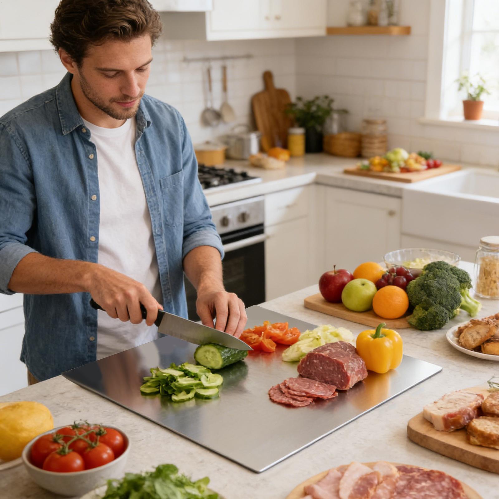 Stainless Steel Cutting Board  - Kitchen For Baking 评论和价格