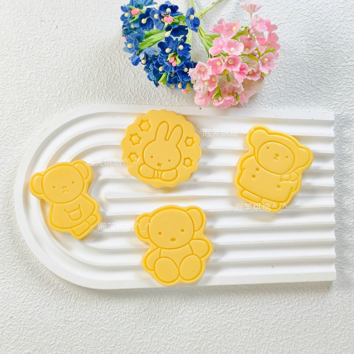 Cute 3D Press Cookie Mold with - Baking Kitchen For Kids 评论和价格