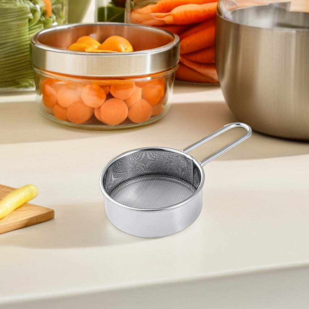 2Pcs Handheld Mini Flour Sifte - Baking Powder Kitchen 评论和价格