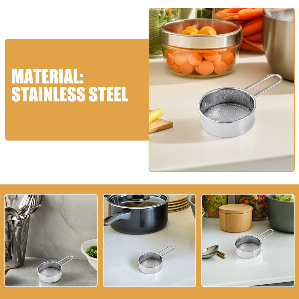 2Pcs Handheld Mini Flour Sifte - Baking Powder Kitchen 评论和价格