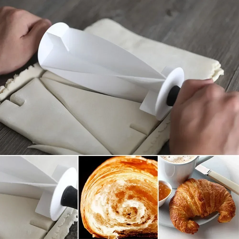 1pc Croissant Dough Cutter Pla - Kitchen Roll Baking 评论和价格