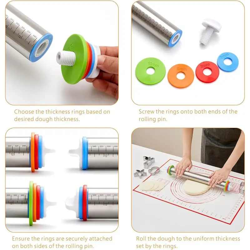 Adjustable Thickness Rolling P - Kitchen Roll Baking 评论和价格