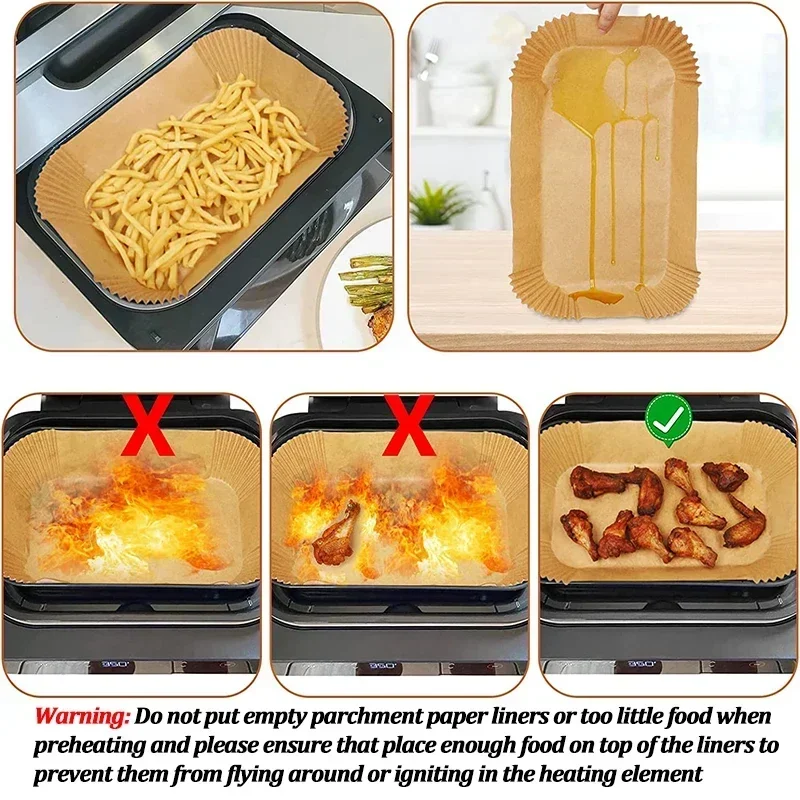 Disposable Air Fryer Paper Non - Kitchen Baking Store 评论和价格