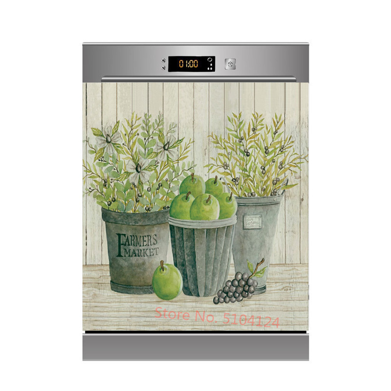 Potted Flower Sticker For Dish - Kitchen Baking Cabinet 评论和价格