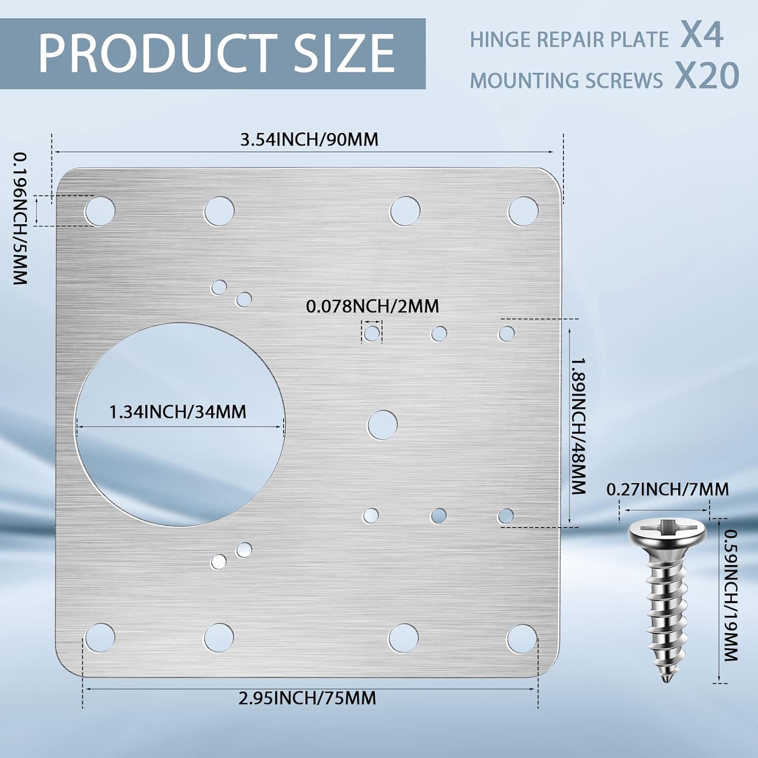 Cabinet Hinge Repair Plate Kit - Kitchen Baking Cabinet 评论和价格