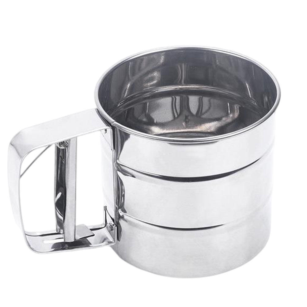 1Pcs Stainless Steel Flour Sif - Baking Powder Kitchen 评论和价格
