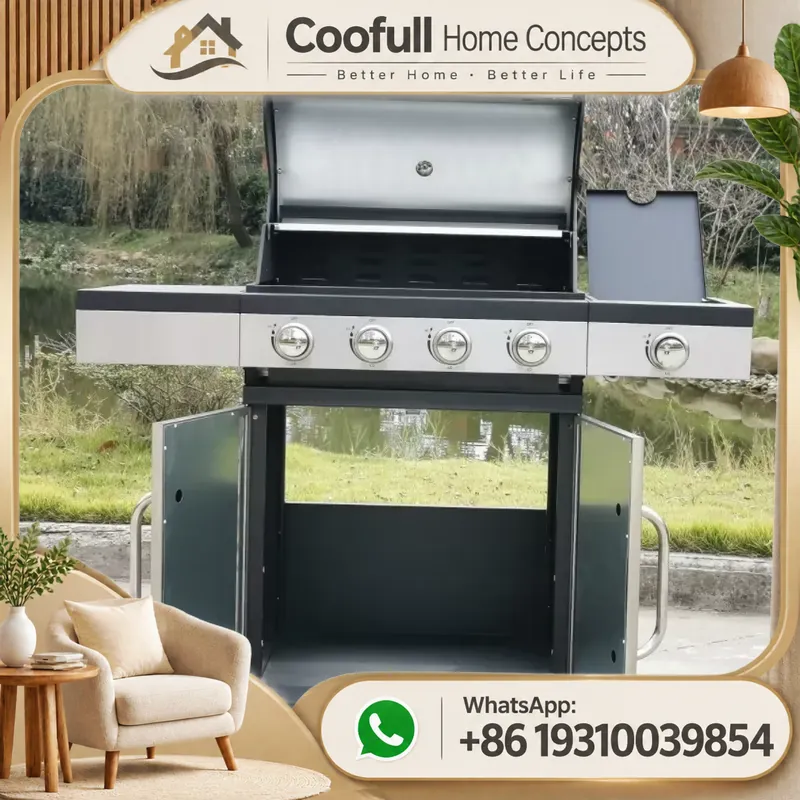 For Commercial Propane Gas BBQ - Kitchen Baking Trolley 评论和价格