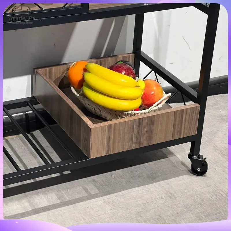 Multifunctional Kitchen Cart w - Kitchen Baking Trolley 评论和价格