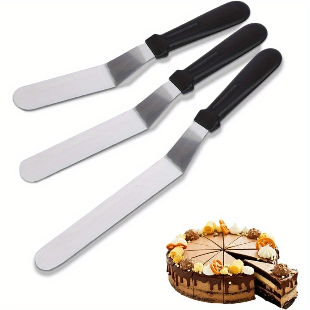 Icing Spatula Angled Stainless - Offset Spatula Set 评论和价格