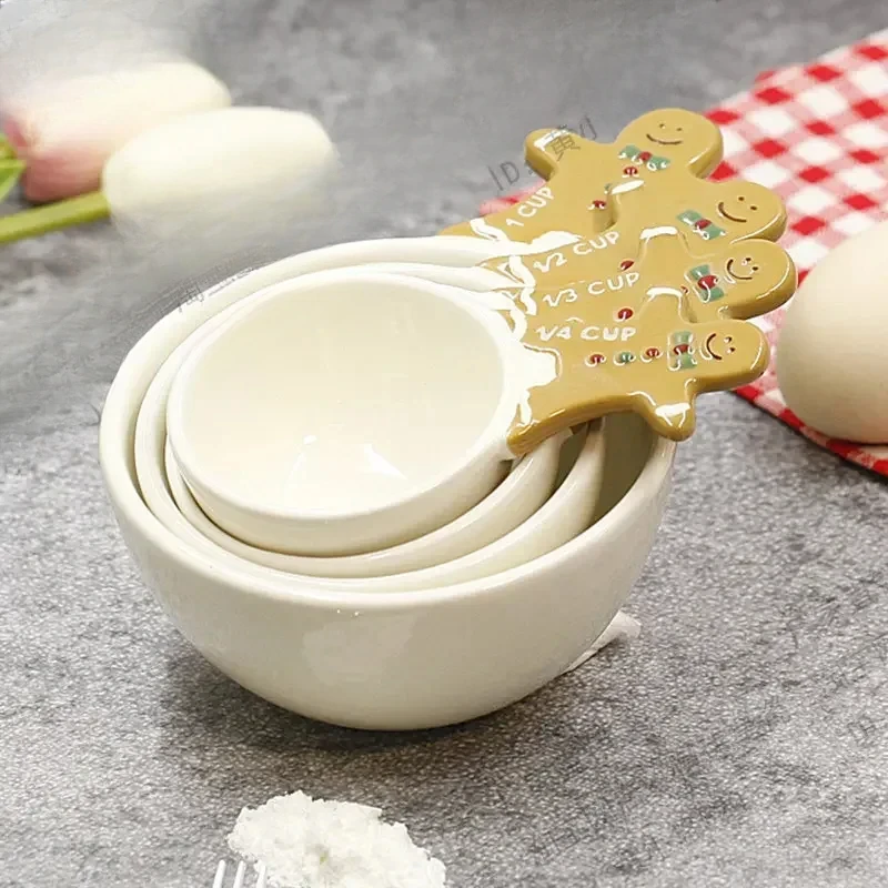 4pcs Christmas Measuring Spoon - Kitchen Baking Kit 评论和价格