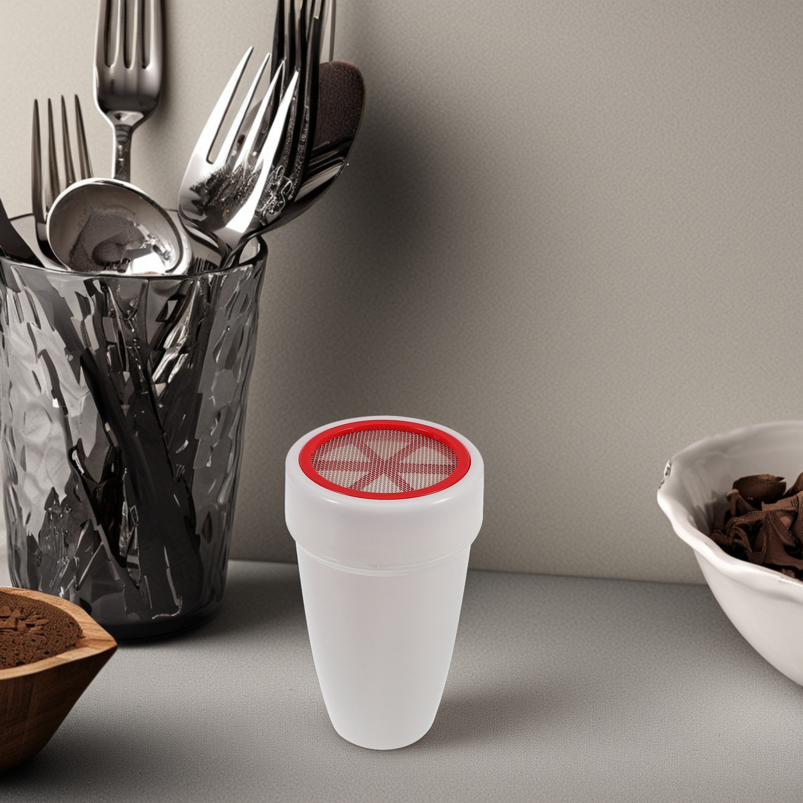Flour Sieve Handheld Small Sif - Baking Powder Kitchen 评论和价格