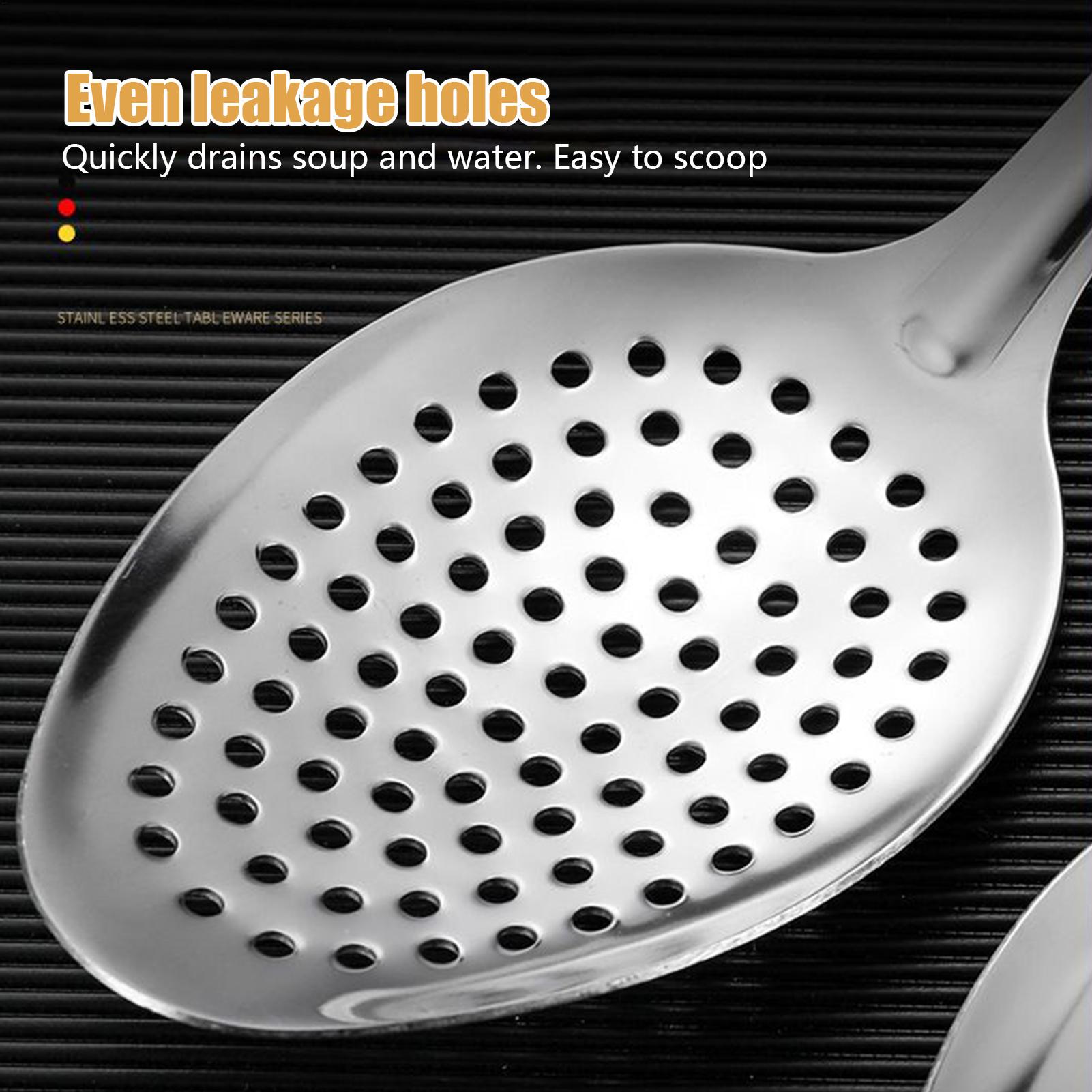 New Metal Slotted Spoon Stainl - Offset Spatula Set 评论和价格