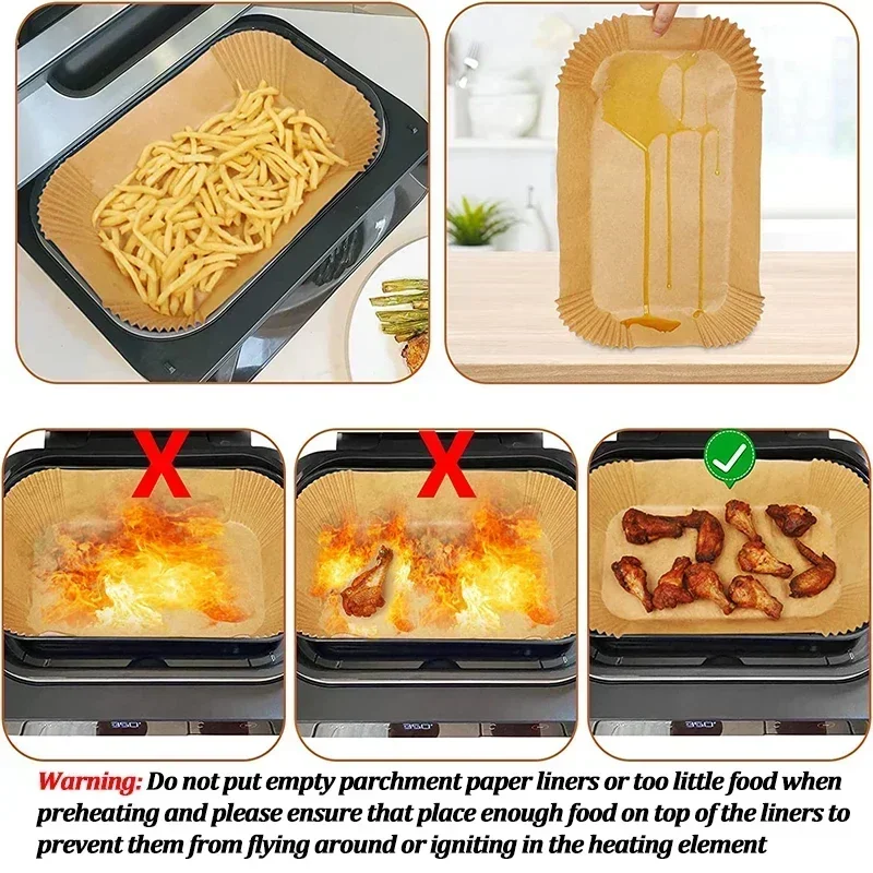 Disposable Air Fryer Paper Non - Kitchen Baking Store 评论和价格