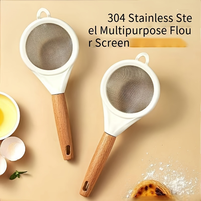 New type wooden handle flour s - Baking Powder Kitchen 评论和价格