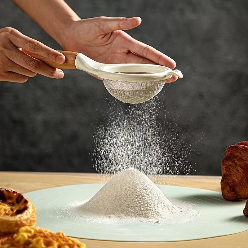 New type wooden handle flour s - Baking Powder Kitchen 评论和价格