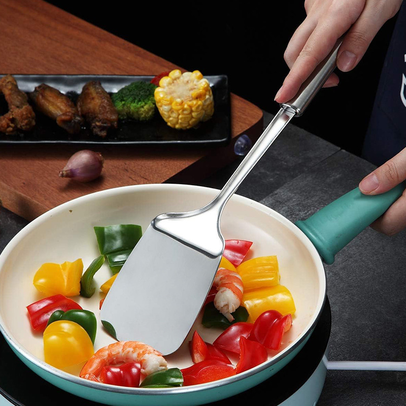 Stainless Steel Turner Long Ha - Offset Spatula Set 评论和价格