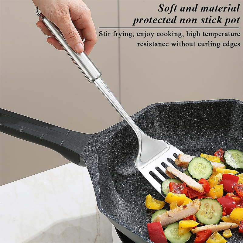 Stainless Steel Turner Long Ha - Offset Spatula Set 评论和价格