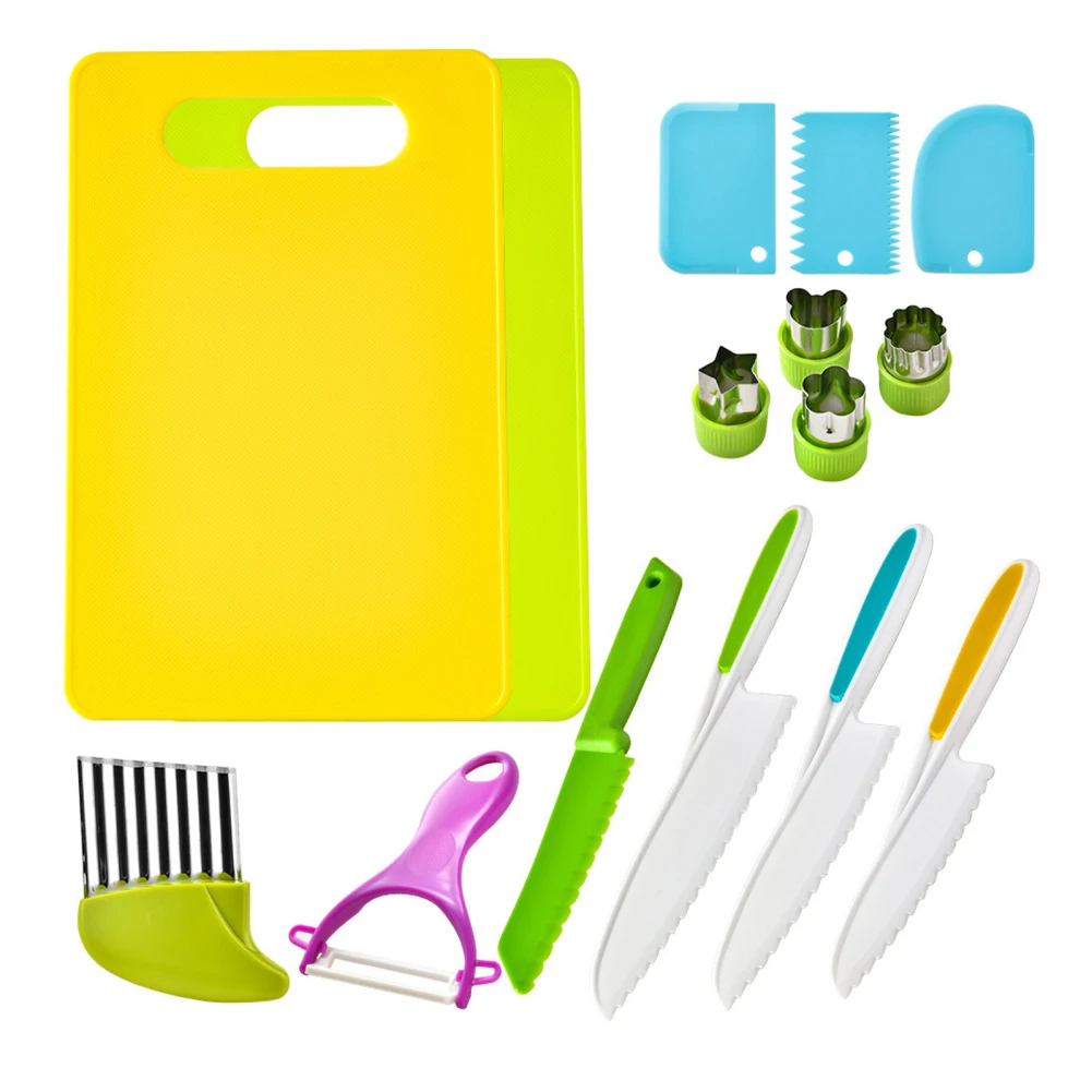 15 Pcs Kids Kitchen Tools Cutt - Kitchen Kids Baking Set 评论和价格