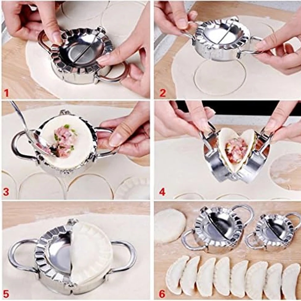 Stainless Steel Dumpling Maker - Kitchen Baking Store 评论和价格