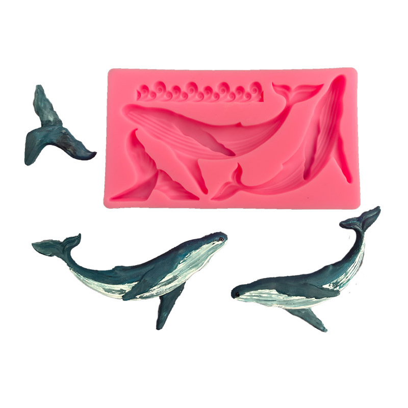 DIY Whale Silicone Mold Ocean  - Kitchen Baking Store 评论和价格