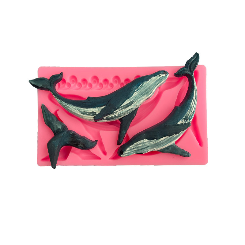 DIY Whale Silicone Mold Ocean  - Kitchen Baking Store 评论和价格