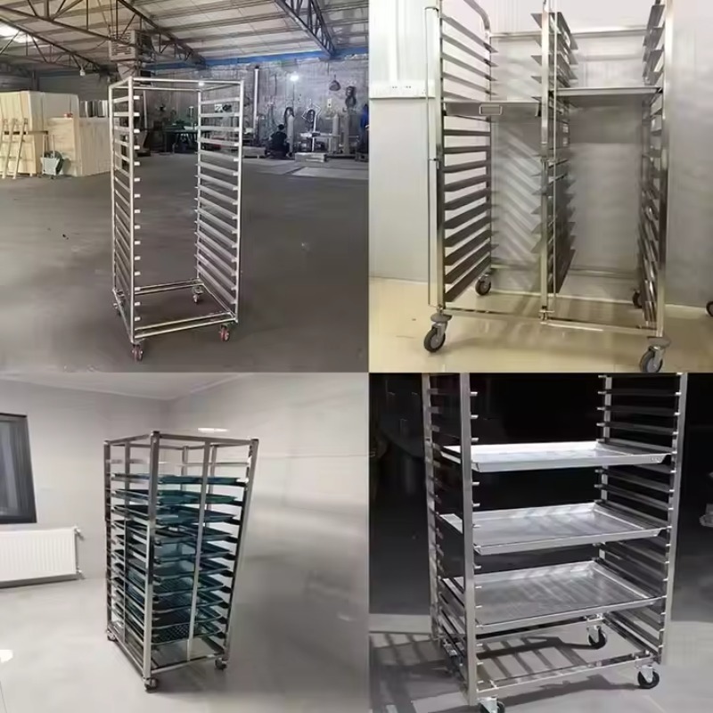 6 10 15 16 Tiers Stainless Ste - Kitchen Baking Trolley 评论和价格