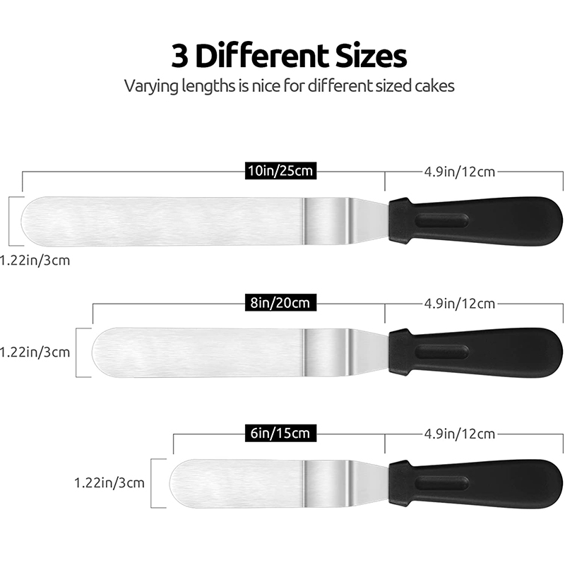 LMETJMA Cake Offset Spatula St - Offset Spatula Set 评论和价格