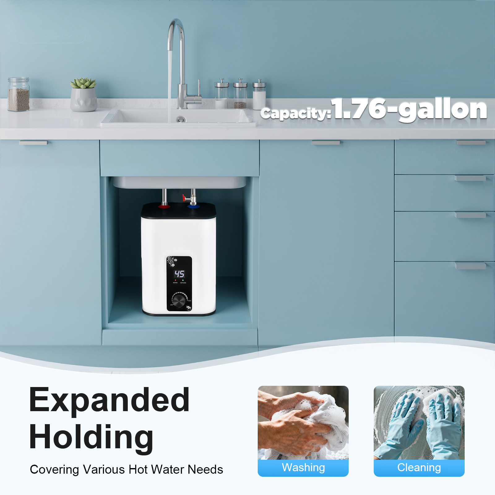 Instant Hot Water Heater 1500W - Miniature Baking Kitchen 评论和价格