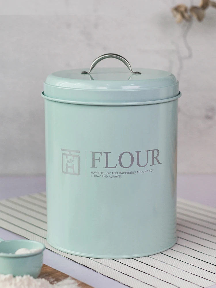 Round Type Baking Flour Storag - Baking Powder Kitchen 评论和价格