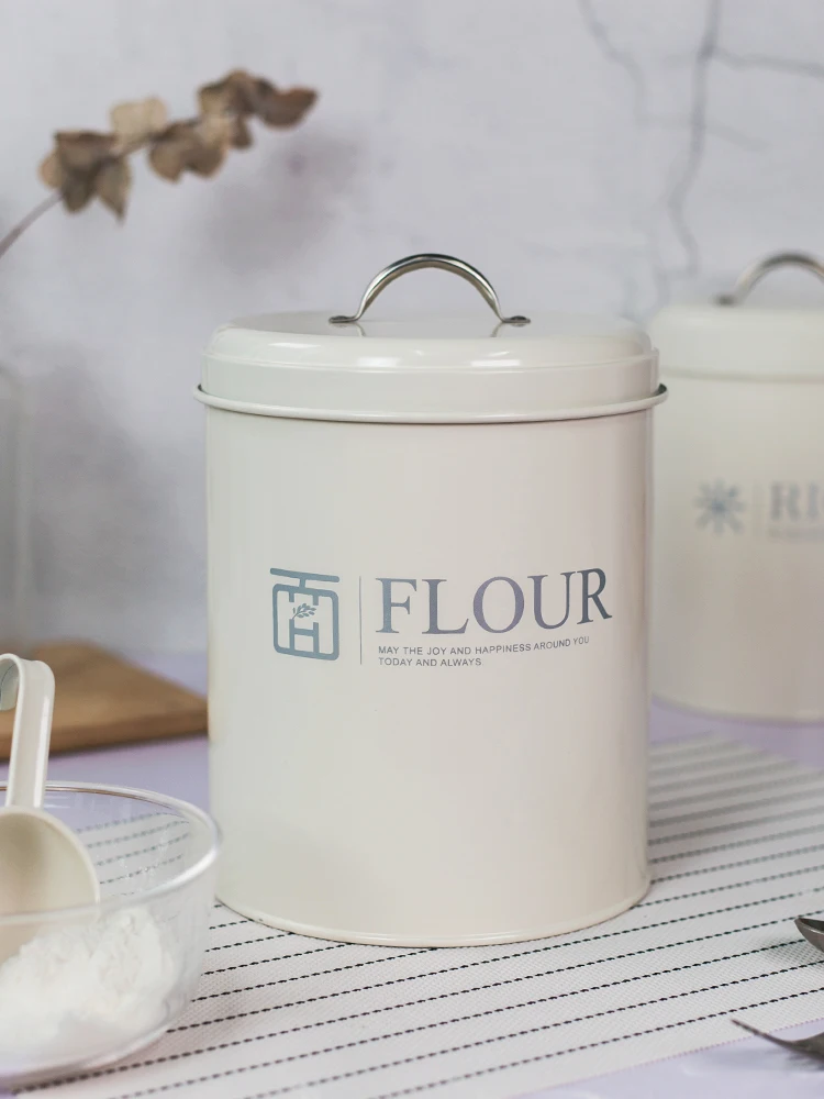 Round Type Baking Flour Storag - Baking Powder Kitchen 评论和价格