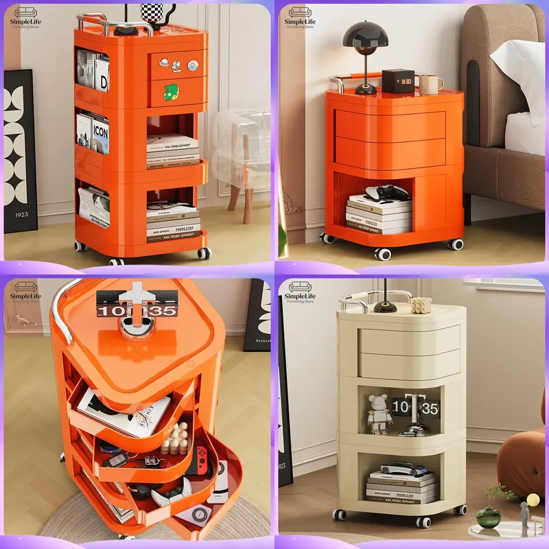 Kitchen Cart with Wheels Rolli - Kitchen Baking Trolley 评论和价格