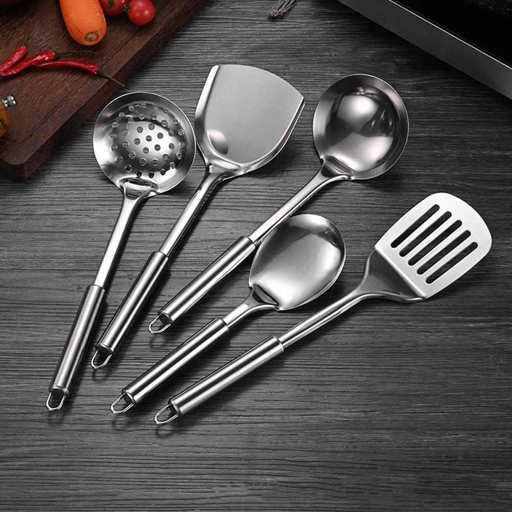 5PCS/SET Stainless Steel Pract - Offset Spatula Set 评论和价格