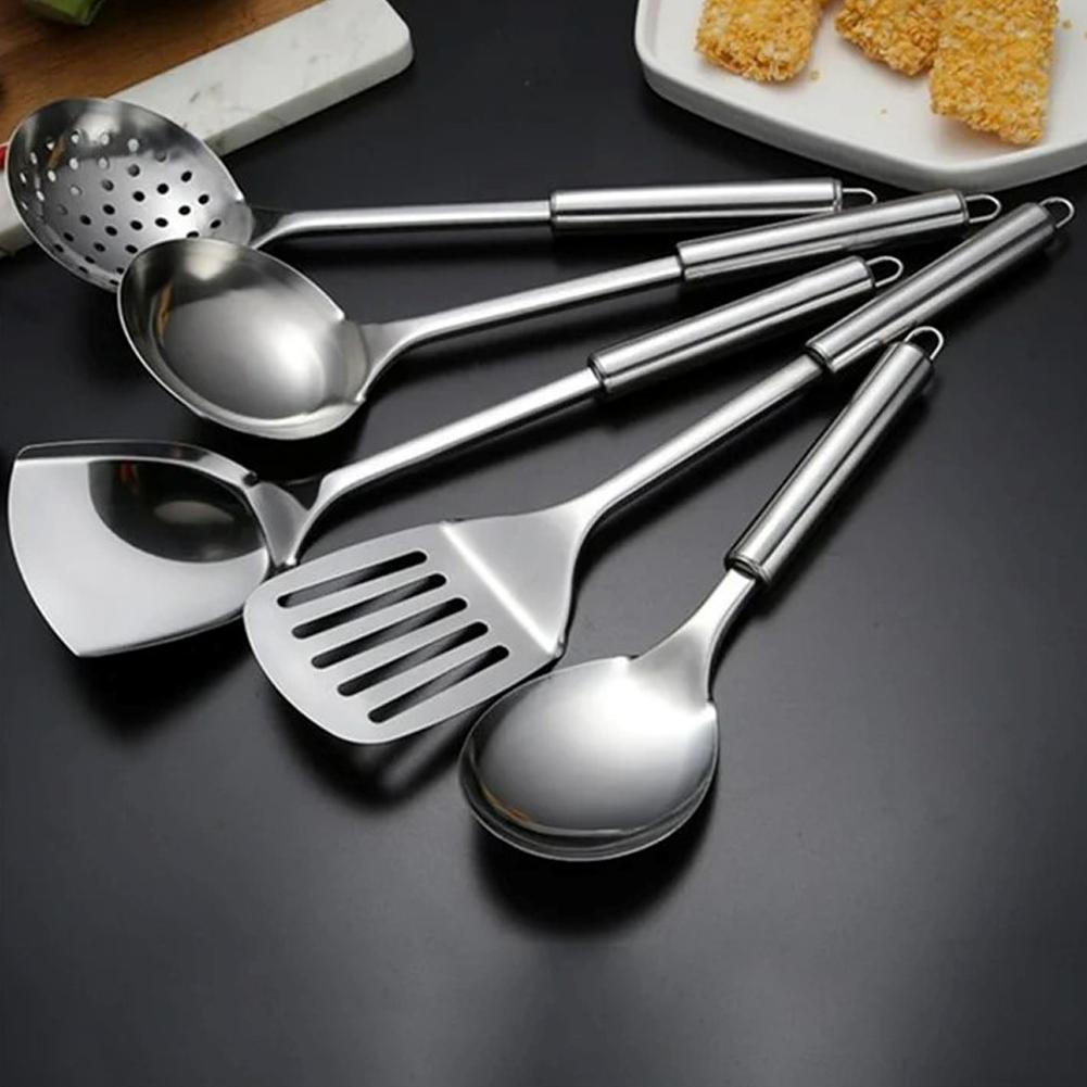 5PCS/SET Stainless Steel Pract - Offset Spatula Set 评论和价格