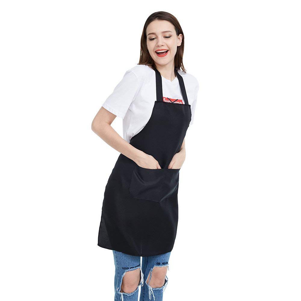12 Pack Bib Apron - Unisex Bla - Kitchen Baking Drawing 评论和价格