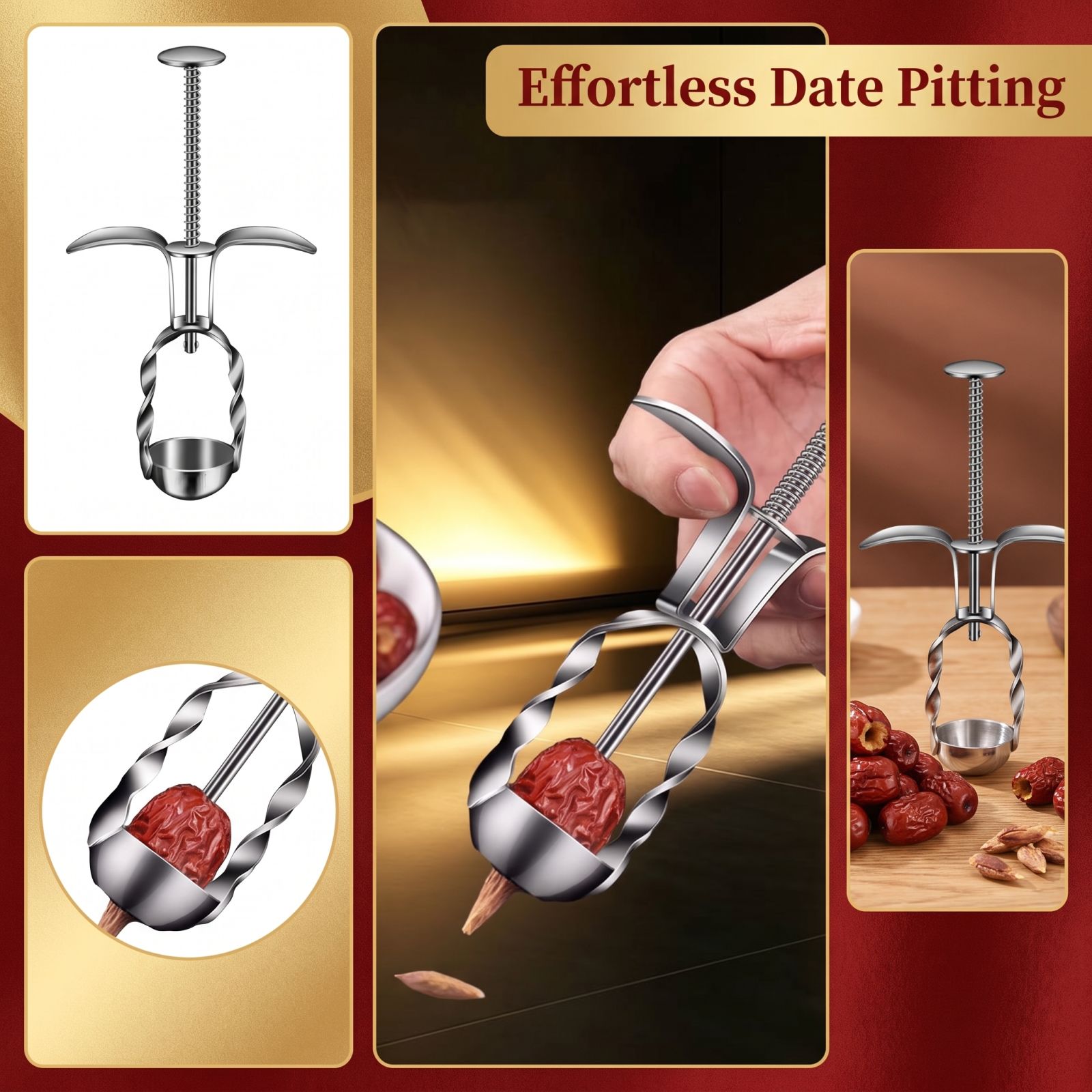 Stainless Steel Red Date Pitte - Kitchen And Baking Tools 评论和价格